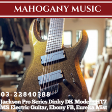 Jackson Pro Series Dinky DK Modern HT7 MS Electric Guitar, Ebony FB, Eureka Mist