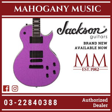 Jackson Pro Series Signature Marty Friedman MF-1 Electric Guitar, Ebony FB, Purple Mirror