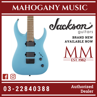 Jackson Pro Series Signature Misha Mansoor Juggernaut HT6 Electric Guitar, Matte Blue Frost