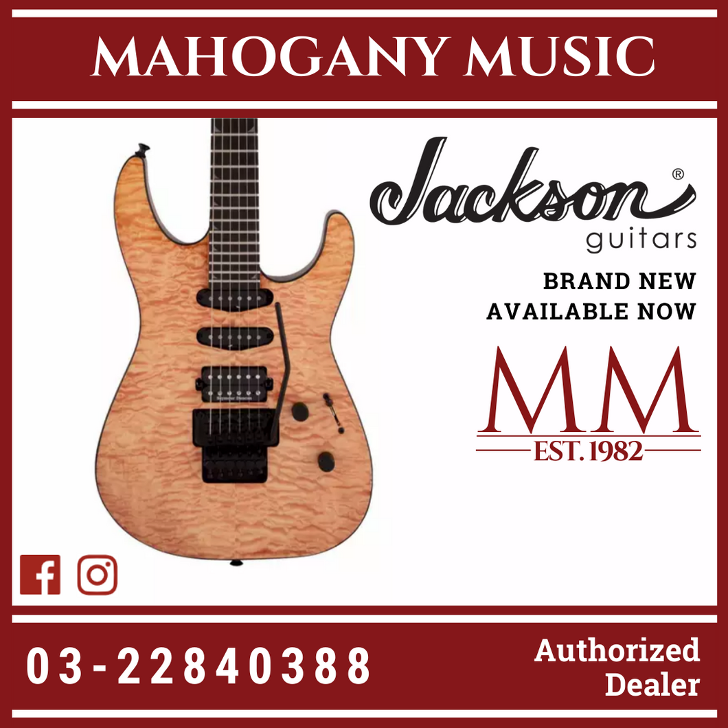 Jackson Pro Series Soloist SL3Q MAH Electric Guitar, Ebony FB, Blonde