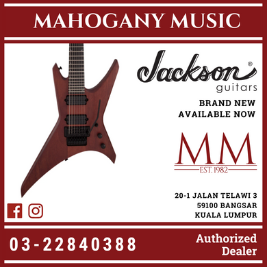 Jackson Pro Series WR7 Dave Davidson Signature Warrior Electric Guitar, Ebony FB, Natural Walnut