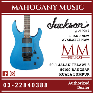 Jackson Soloist SLATXMG3-6 Electric Guitar, Rosewood FB, Candy Metallic Blue