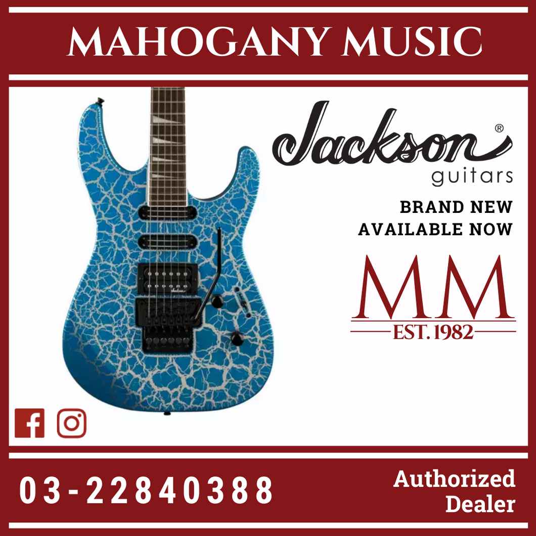 Jackson X Soloist SL3X DX Electric Guitar, Frost Byte Crackle
