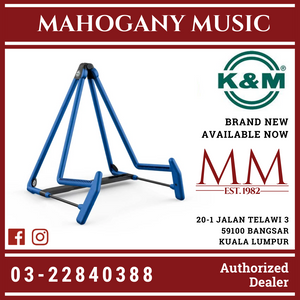K&M Heli 2 Acoustic Guitar Stand - Blue