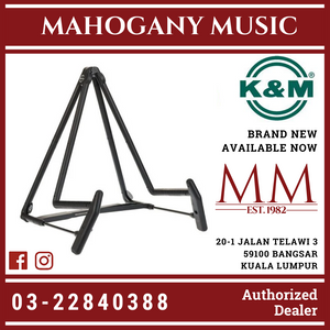K&M 17580-014-55 17580 Heli 2 Acoustic Guitar Stand, Black
