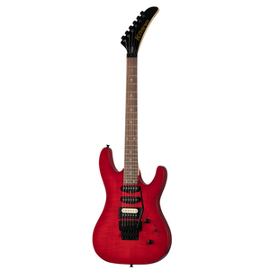 Kramer Striker Figured HSS Electric Guitar, Floyd Rose - Transparent Red