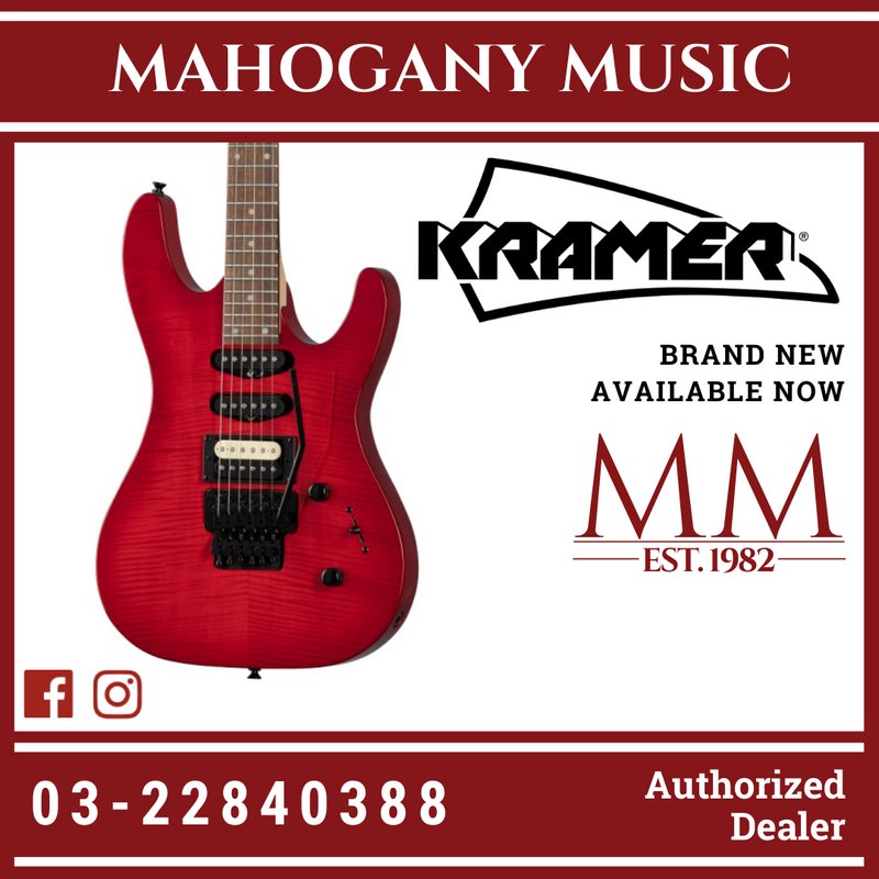 Kramer Striker Figured HSS Electric Guitar, Floyd Rose