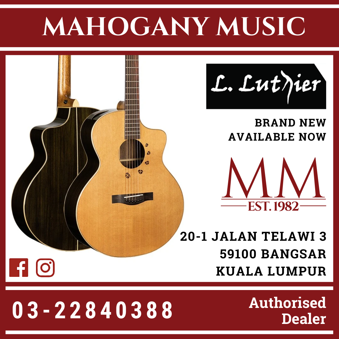 L.Luthier Forest C Solid Cedar Acoustic Guitar – Mahogany Music