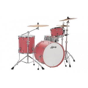 [PREORDER] 	Ludwig L26223TX3U Neusonic 3-Piece Shell Pack (22B+16F+12T), Coral Red