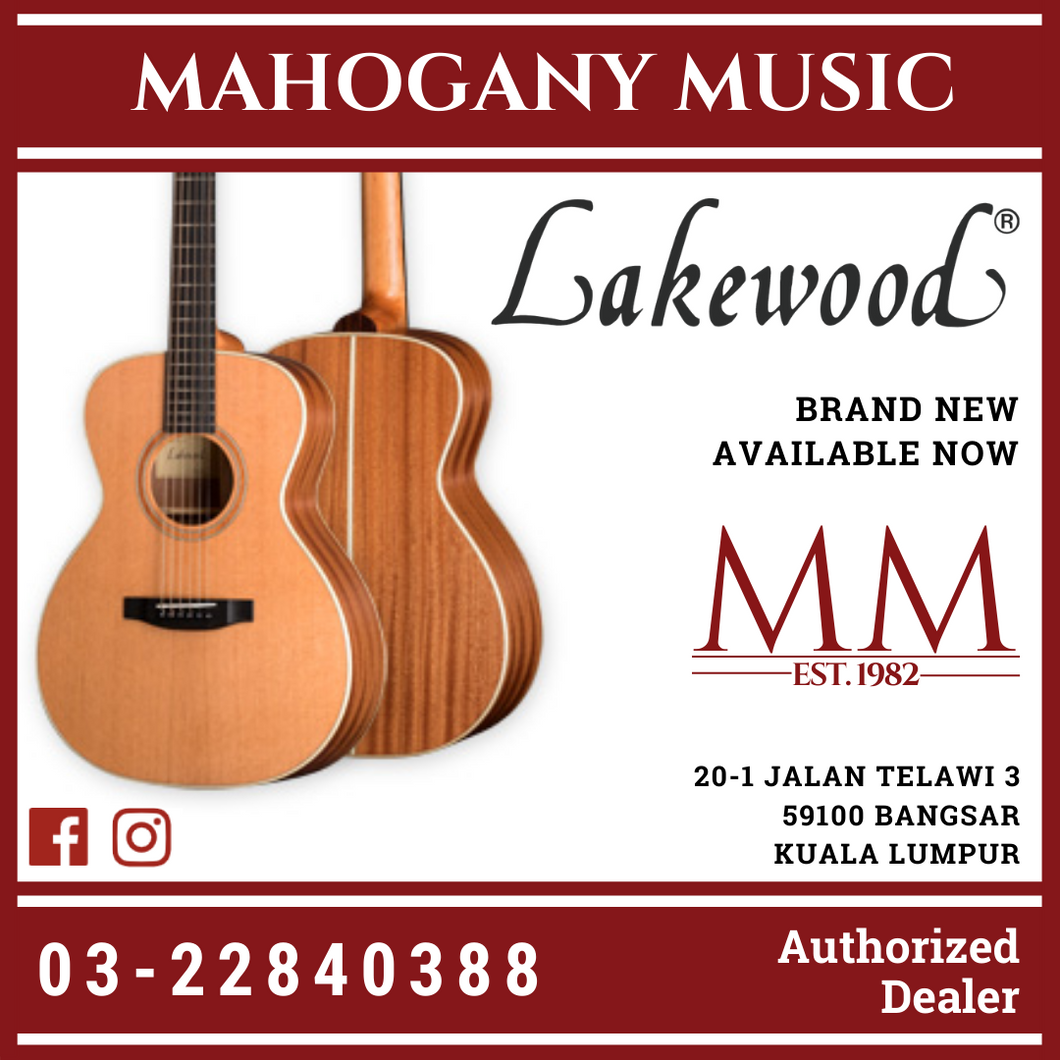 Lakewood M-14 Grand Concert Model Acoustic Guitar
