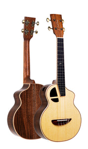 L.Luthier Le Light Koa S Solid Spruce Ukulele