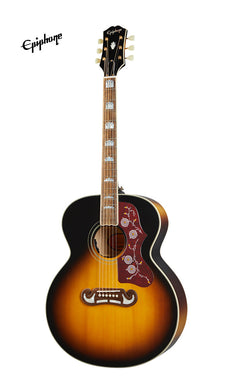Epiphone J-200 Acoustic-Electric Guitar - Aged Vintage Sunburst Gloss