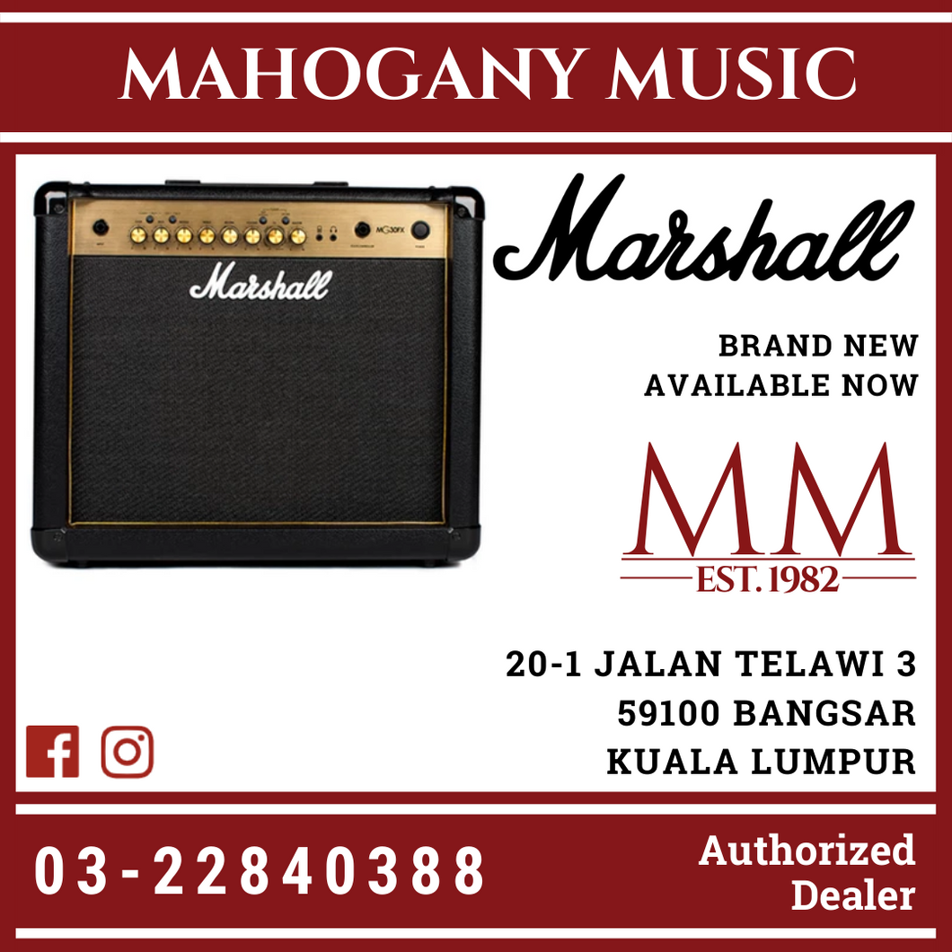 Marshall MG30GFX Gold Series 30W Guitar Combo Amplifier