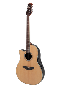 Ovation CS24L-4-G E-Acoustic Guitar Celebrity CS Standard Mid Cutaway Lyrachord Natural