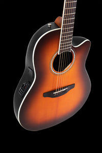 Ovation CS24-1-G E-Acoustic Guitar Celebrity CS Standard Mid Cutaway Bowl Sunburst