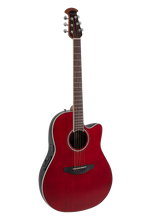 Ovation CS24-RR-G E-Acoustic Guitar Celebrity CS Standard Mid Cutaway Ruby Red