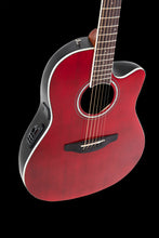 Ovation CS24-RR-G E-Acoustic Guitar Celebrity CS Standard Mid Cutaway Ruby Red