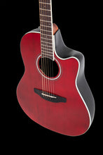 Ovation CS24-RR-G E-Acoustic Guitar Celebrity CS Standard Mid Cutaway Ruby Red