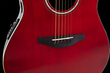 Ovation CS24-RR-G E-Acoustic Guitar Celebrity CS Standard Mid Cutaway Ruby Red