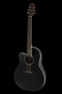 Ovation CS24L-5G-G E-Acoustic Guitar Celebrity  Mid Depth Black Left Handed CS Standard Mid Cutaway Black