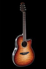 Ovation CS24X-7C-G E-Acoustic Guitar Celebrity Standard Plus Mid Cutaway Cognac Burst Gloss