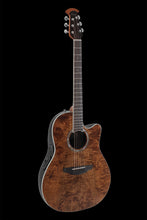 Ovation CS24P-NBM-G E-Acoustic Guitar Celebrity Standard Plus Mid Cutaway Nutmeg Burled Maple