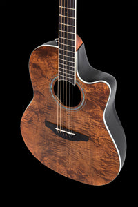 Ovation CS24P-NBM-G E-Acoustic Guitar Celebrity Standard Plus Mid Cutaway Nutmeg Burled Maple