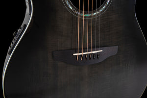 Ovation CS24P-TBBY-G E-Acoustic Guitar Celebrity Standard Traditional Plus Mid Cutaway Transparent Blackburst Flame