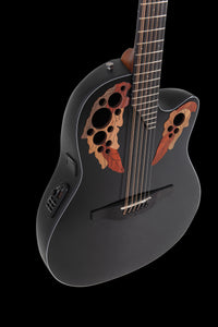 Ovation CE4412-5-G E-Acoustic Guitar Celebrity Elite Mid Cutaway 12-string Black