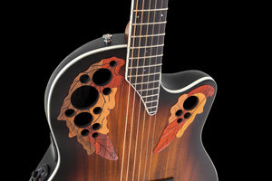 Ovation CE48P-KOAB-G E-Acoustic Guitar Celebrity Elite Plus Super Shallow Koa Burst