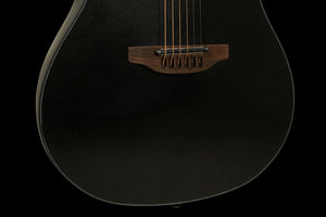 Ovation 1516PBM-G E-Acoustic Guitar Pro Series Ultra Mid-Depth Non-Cutaway Pitch Black