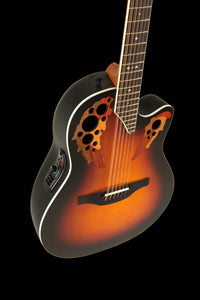 Ovation 2758AX-NEB-G E-Acoustic Guitar Standard Elite Deep Contour Cutaway 12-string New England Burst