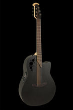 Ovation 2078TX-5-G E-Acoustic Guitar Elite TX Deep Contour Cutaway Black Textured