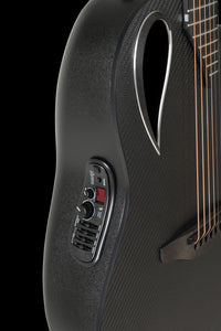 Adamas MD80-NWT-G E-Acoustic Guitar Mid-Depth Contour Cutaway NTW Black