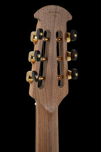 Adamas U581T-SPM-G E-Acoustic Guitar Mid-Depth Non-Cutaway Black Satin Copper Metal Flake