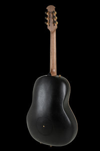 Adamas U581T-SPM-G E-Acoustic Guitar Mid-Depth Non-Cutaway Black Satin Copper Metal Flake