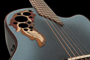 Adamas 2087GT-8-G E-Acoustic Guitar Deep Contour Cutaway Reverse Blue Burst