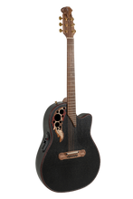 Adamas 2087GT-5-G E-Acoustic Guitar Deep Contour Cutaway,Black Black