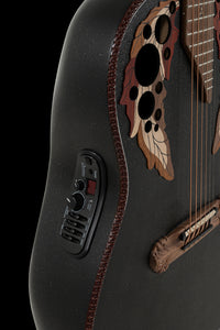 Adamas 1687GT-5-G E-Acoustic Guitar Deep Non-Cutaway Black