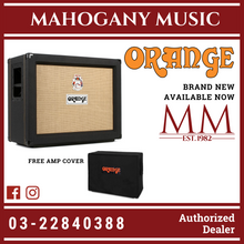 Orange PPC212-OB 120-watt 2x12 Open-back Speaker Cabinet 16-ohm - Black w/ Free Cover