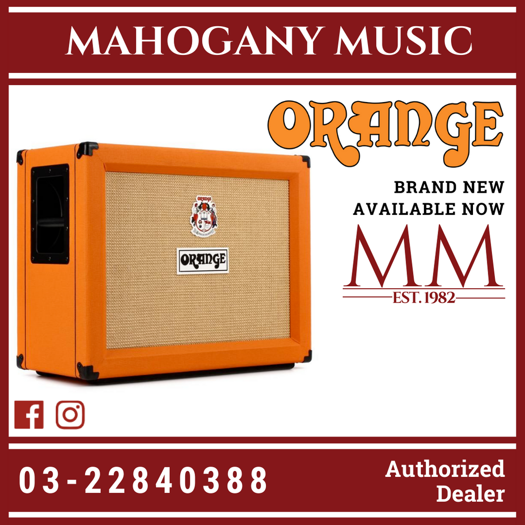 Orange PPC212-OB 120-watt 2x12 Open-back Speaker Cabinet 16-ohm w/ Free Cover