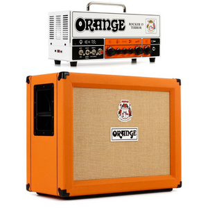 Orange Rocker 15 Terror 15-watt 2-channel Tube Head with Orange PPC212OB 120-watt 2x12 Cabinet