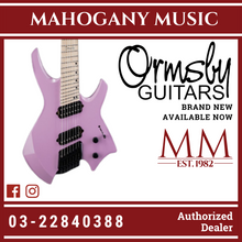 Ormsby HEADLESS GOLIATH GTR RUN 14B - MAGENTA 7 STRING Electric Guitar