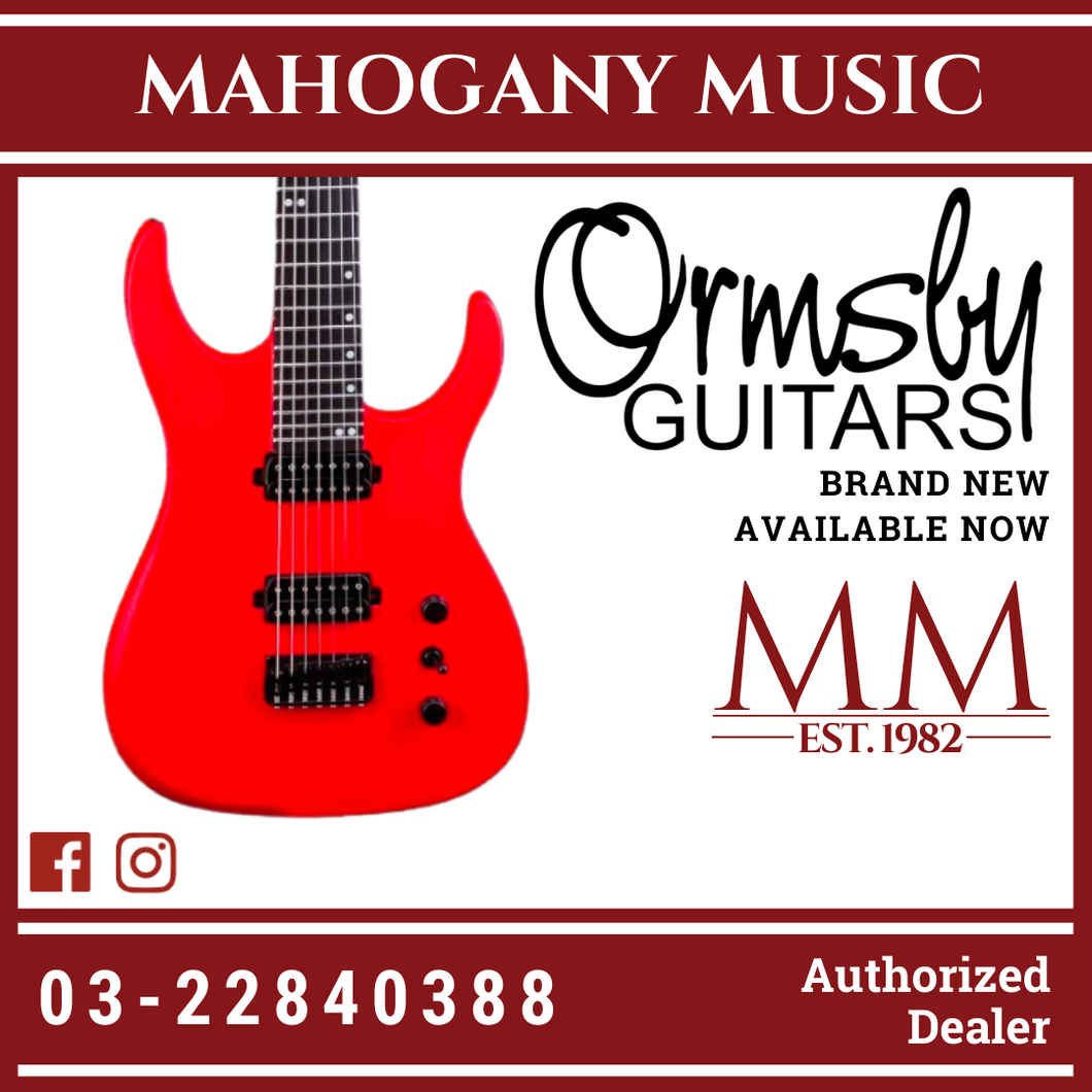 Ormsby HYPE GTI - MANGO TANGO STANDARD SCALE 7 String Electric Guitar