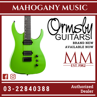 Ormsby HYPE GTI - TOXIC GREEN STANDARD SCALE 6 String Electric Guitar