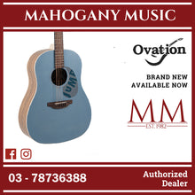 Ovation Applause AAS-69-B Acoustic Guitar Jump  Slope Shoulder Dreadnought Lagoon