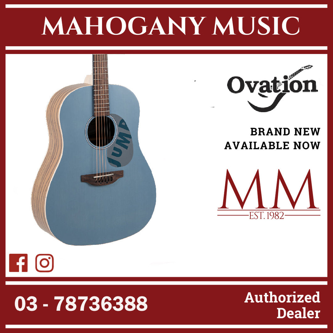 Ovation Applause AAS-69-B Acoustic Guitar Jump  Slope Shoulder Dreadnought Lagoon