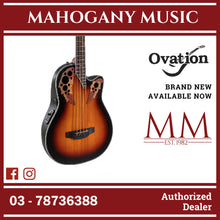 Ovation CEB44-1N-G E-Acoustic Bass Celebrity E-Acoustic bass 4-string New England Burst