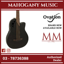 Ovation B778TX-5-G E-Acoustic Bass Elite TX Mid Cutaway Black Textured