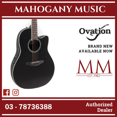 Ovation CS24-5-G E-Acoustic Guitar Celebrity CS Standard Mid Cutaway Black
